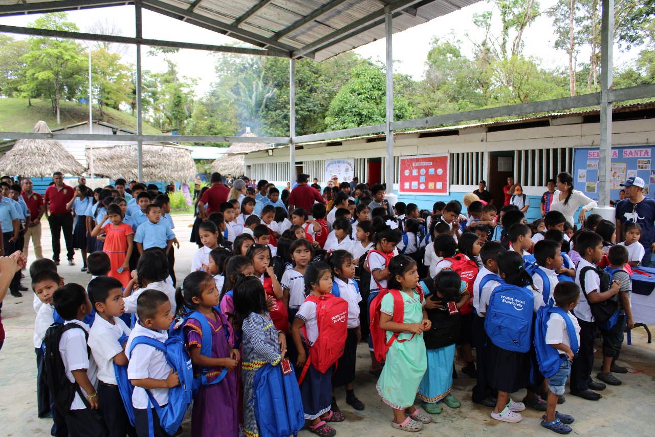 Mejoras de infraestructura escolar realizadas por Cobre Panamá en escuelas de Coclé